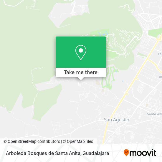 Arboleda Bosques de Santa Anita map