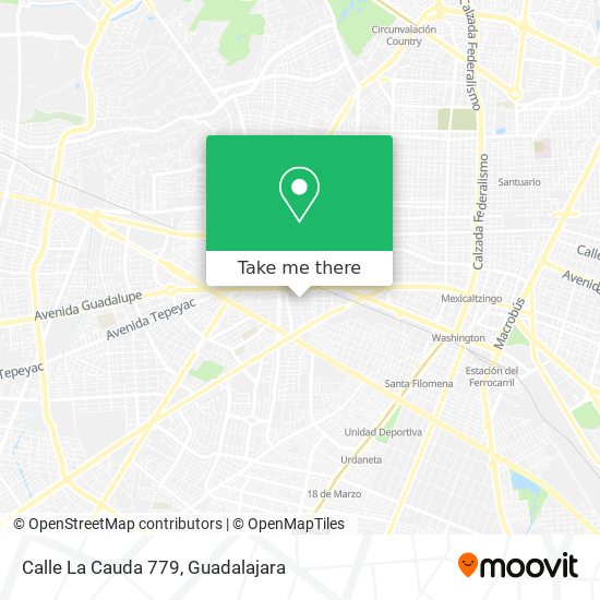 Mapa de Calle La Cauda 779