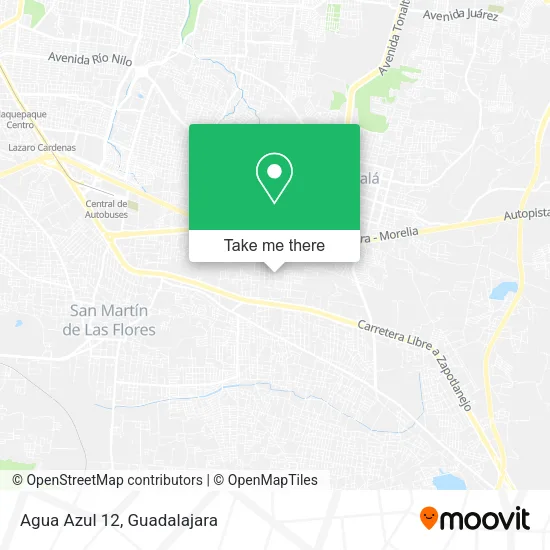 Agua Azul 12 map