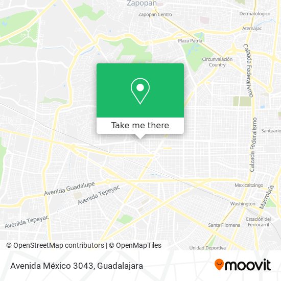 Mapa de Avenida México 3043