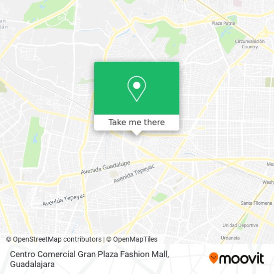 Mapa de Centro Comercial Gran Plaza Fashion Mall