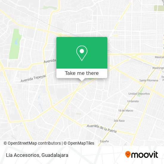 Lía Accesorios map