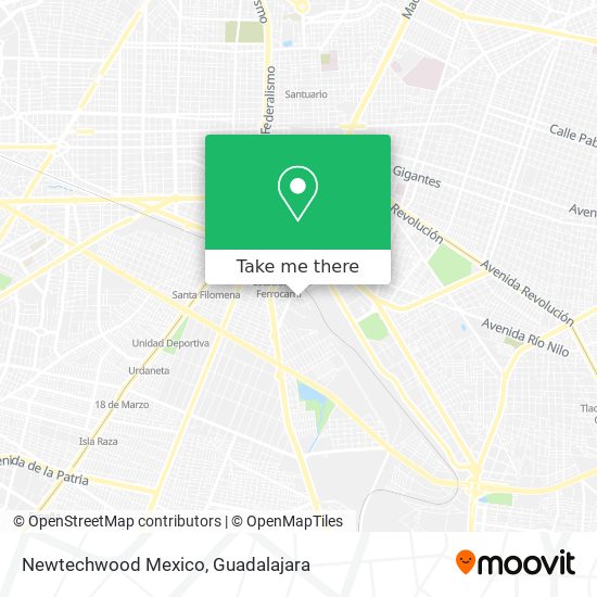 Newtechwood Mexico map