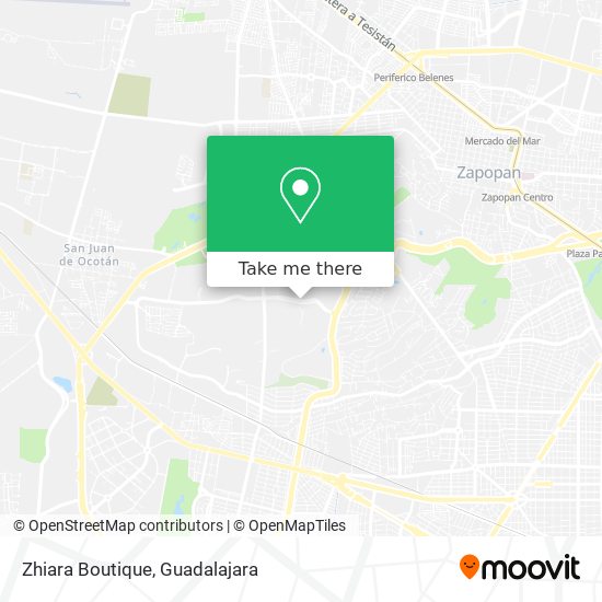 Mapa de Zhiara Boutique