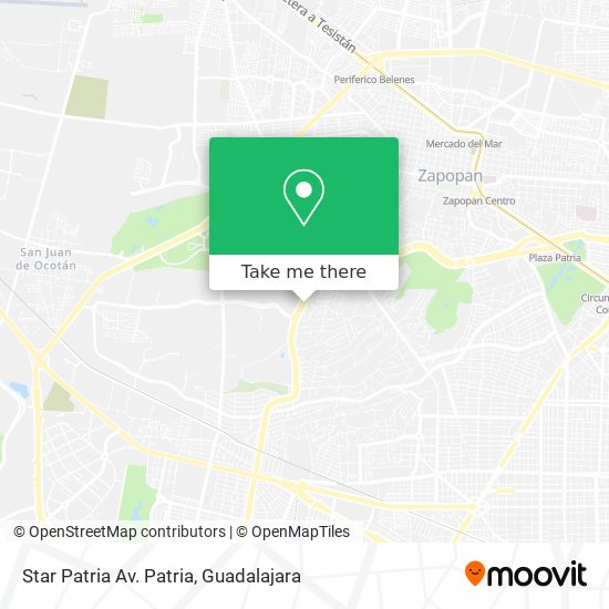 Star Patria Av. Patria map