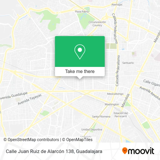 Calle Juan Ruiz de Alarcón 138 map