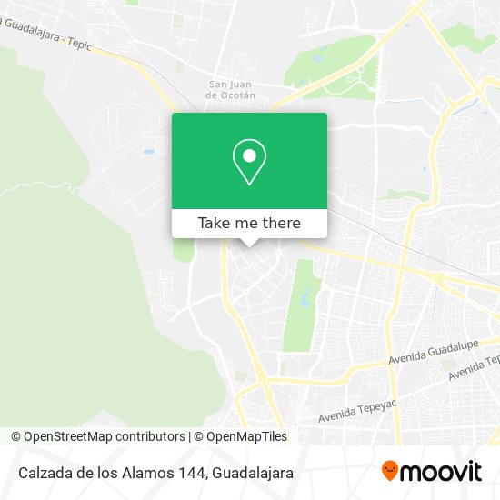 Calzada de los Alamos 144 map