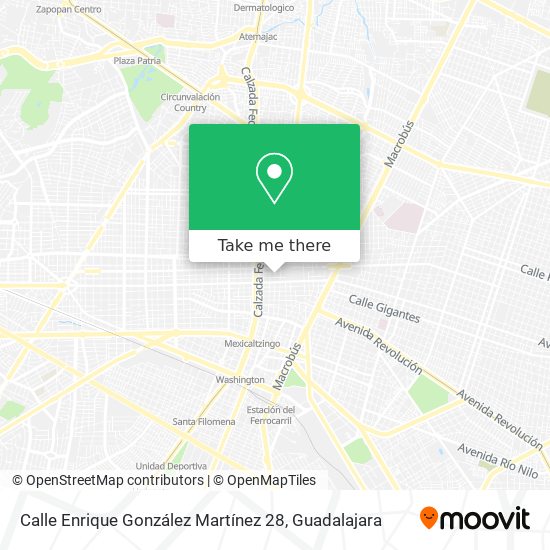 Calle Enrique González Martínez 28 map