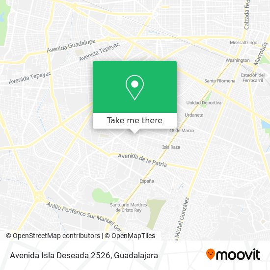 Avenida Isla Deseada 2526 map