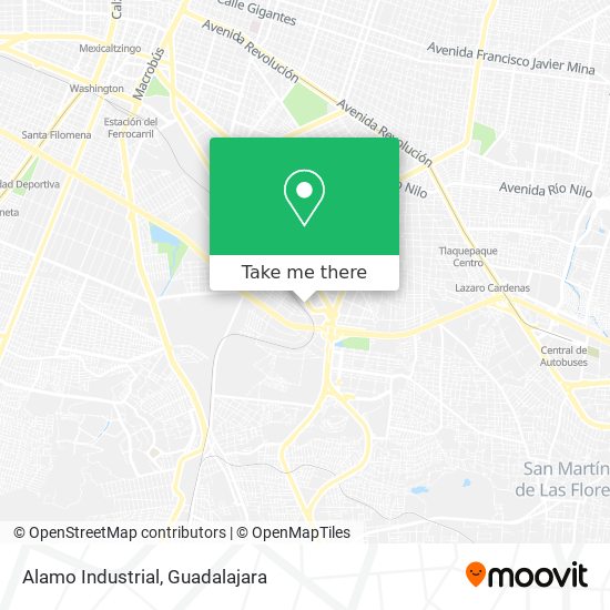 Mapa de Alamo Industrial