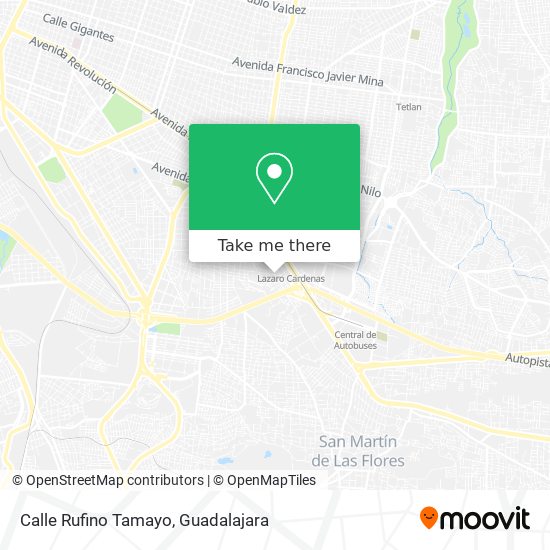 Calle Rufino Tamayo map