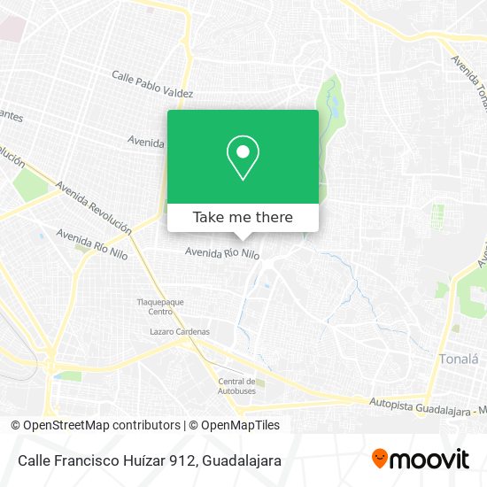 Calle Francisco Huízar 912 map