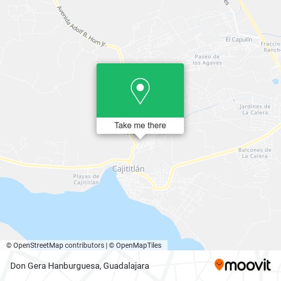 Don Gera Hanburguesa map