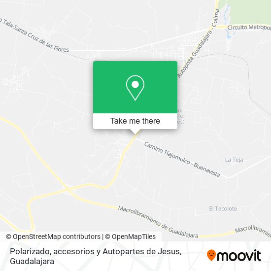 Polarizado, accesorios y Autopartes de Jesus map