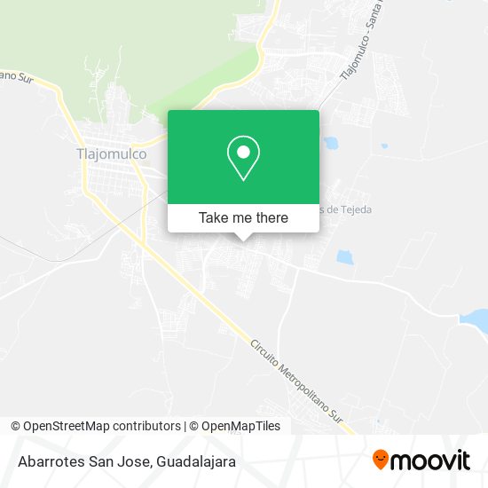 Mapa de Abarrotes San Jose