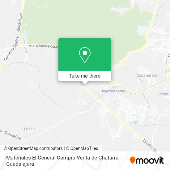 Materiales El General Compra Venta de Chatarra map
