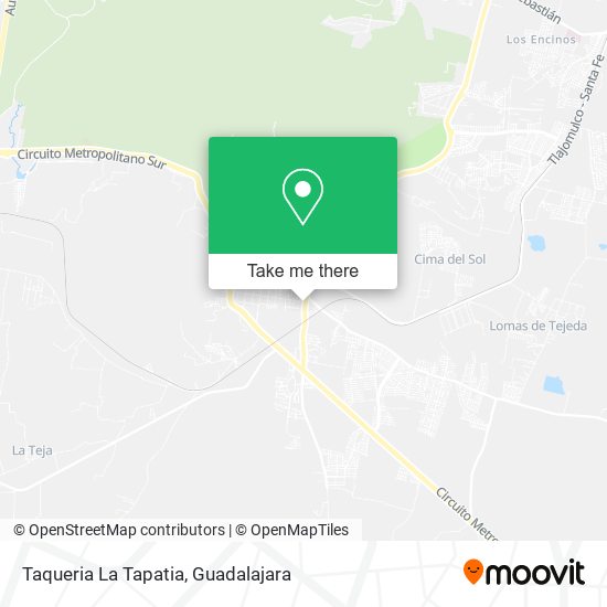 Taqueria La Tapatia map