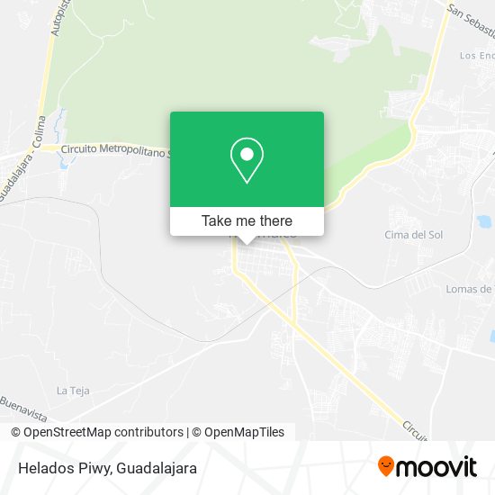 Mapa de Helados Piwy