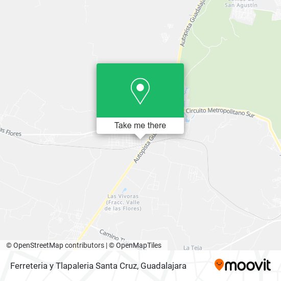 Ferreteria y Tlapaleria Santa Cruz map