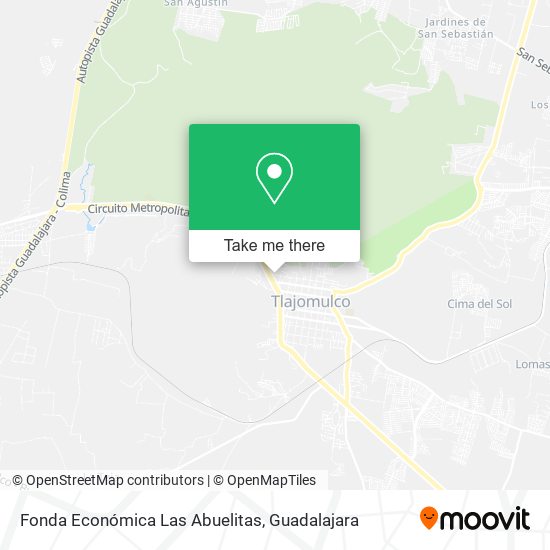 Fonda Económica Las Abuelitas map