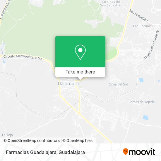 Farmacias Guadalajara map