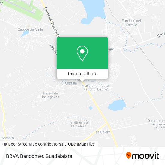 BBVA Bancomer map