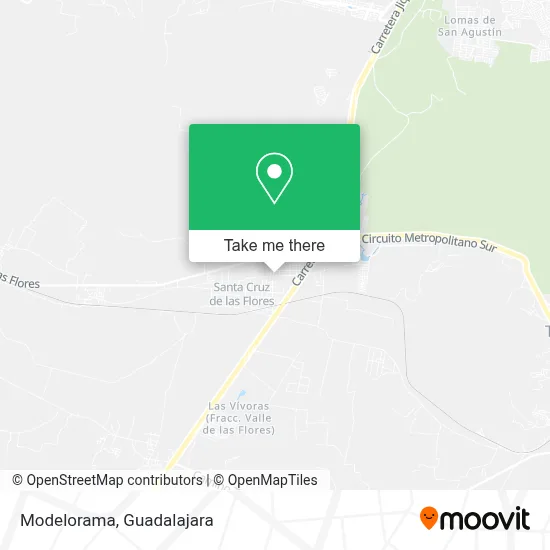 Modelorama map