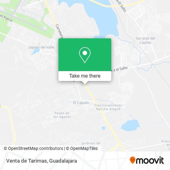 Mapa de Venta de Tarimas