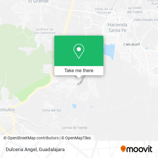 Mapa de Dulceria Angel