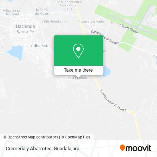 Mapa de Cremeria y Abarrotes