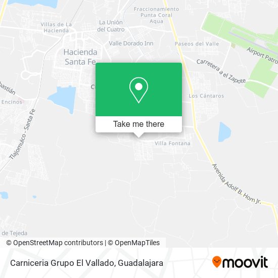 Mapa de Carniceria Grupo El Vallado