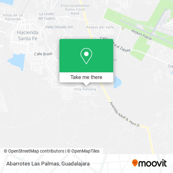 Abarrotes Las Palmas map