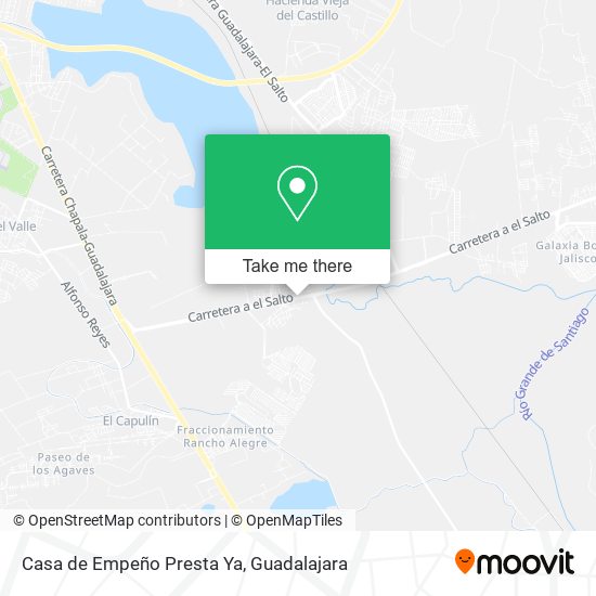 Mapa de Casa de Empeño Presta Ya