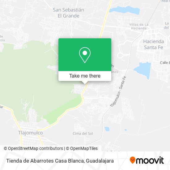 Tienda de Abarrotes Casa Blanca map