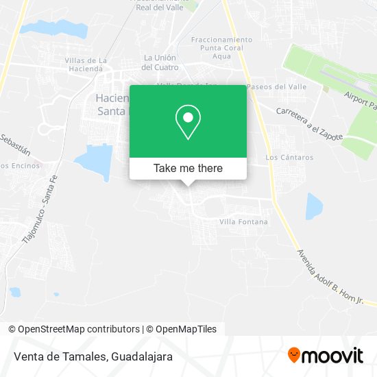 Venta de Tamales map