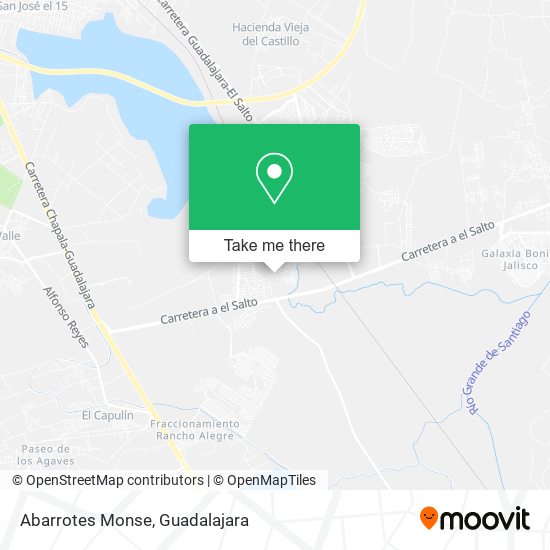 Abarrotes Monse map