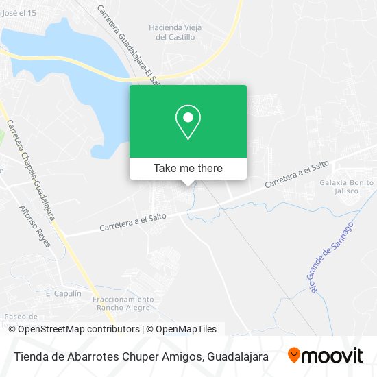 Tienda de Abarrotes Chuper Amigos map