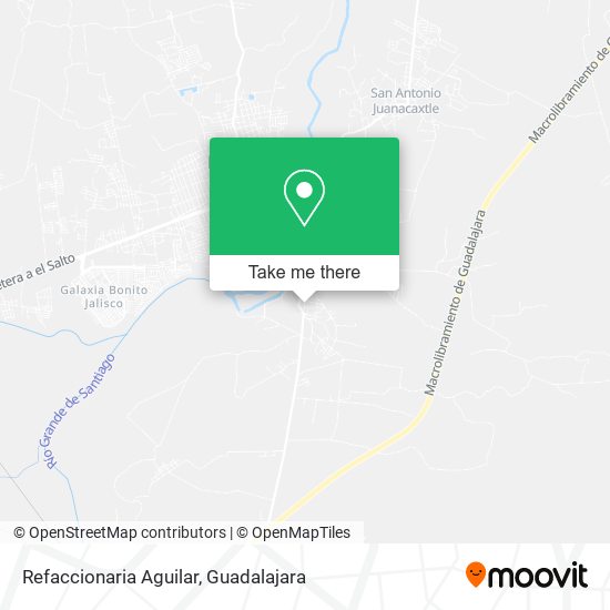 Mapa de Refaccionaria Aguilar