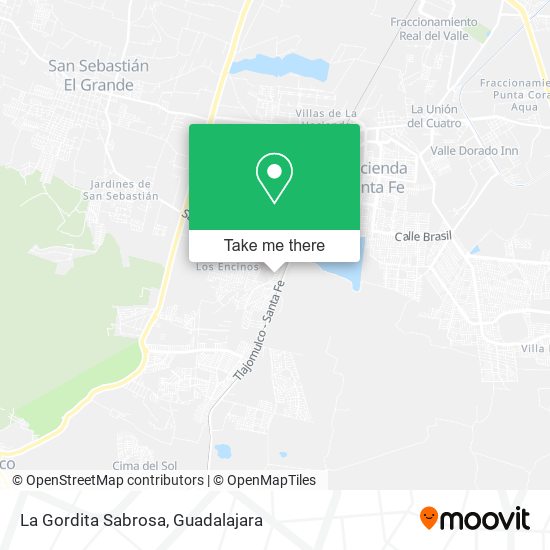 La Gordita Sabrosa map