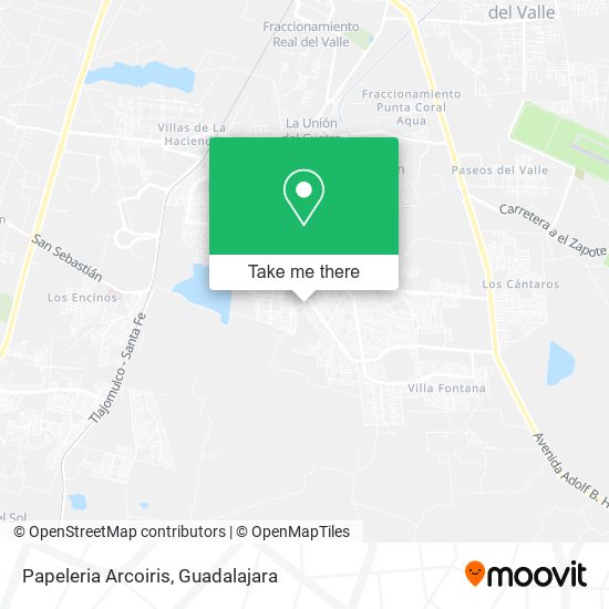 Papeleria Arcoiris map