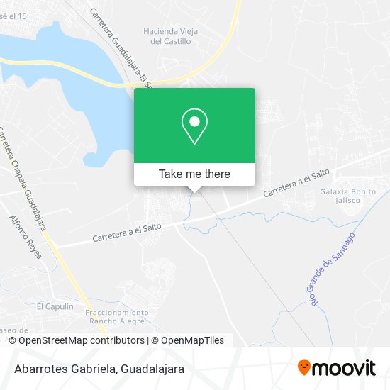 Abarrotes Gabriela map