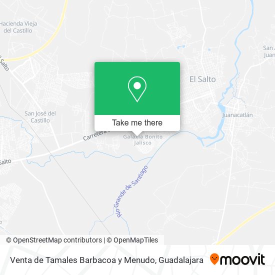 Venta de Tamales Barbacoa y Menudo map