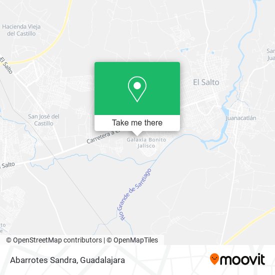 Abarrotes Sandra map