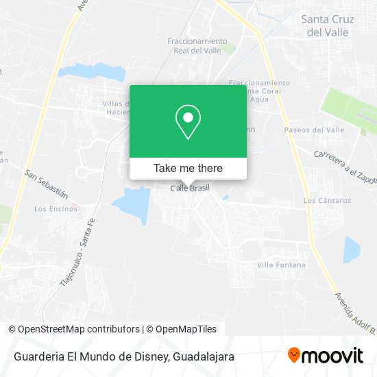 Mapa de Guarderia El Mundo de Disney