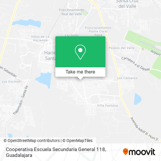 Cooperativa Escuela Secundaria General 118 map