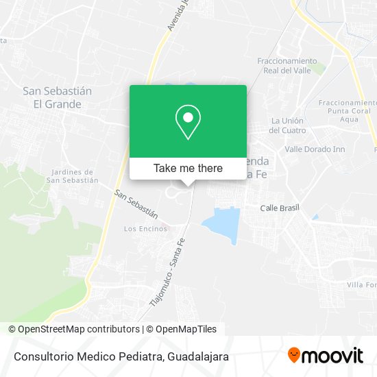 Mapa de Consultorio Medico Pediatra