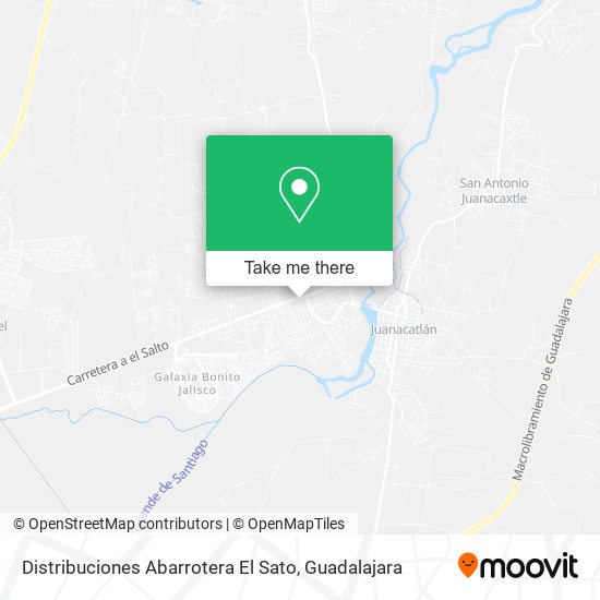 Distribuciones Abarrotera El Sato map