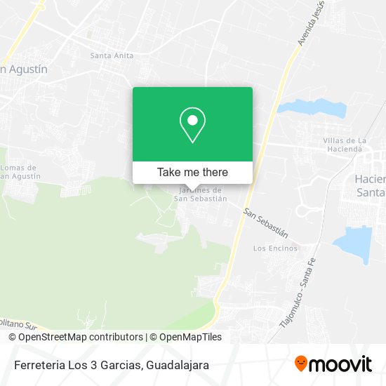 Ferreteria Los 3 Garcias map