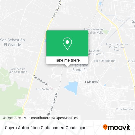 Cajero Automático Citibanamex map