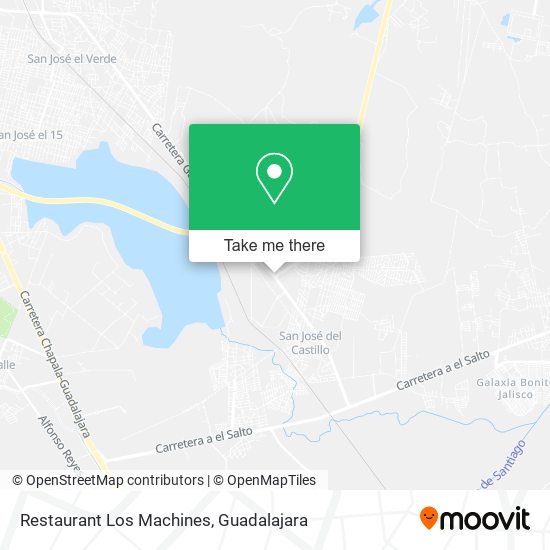 Restaurant Los Machines map